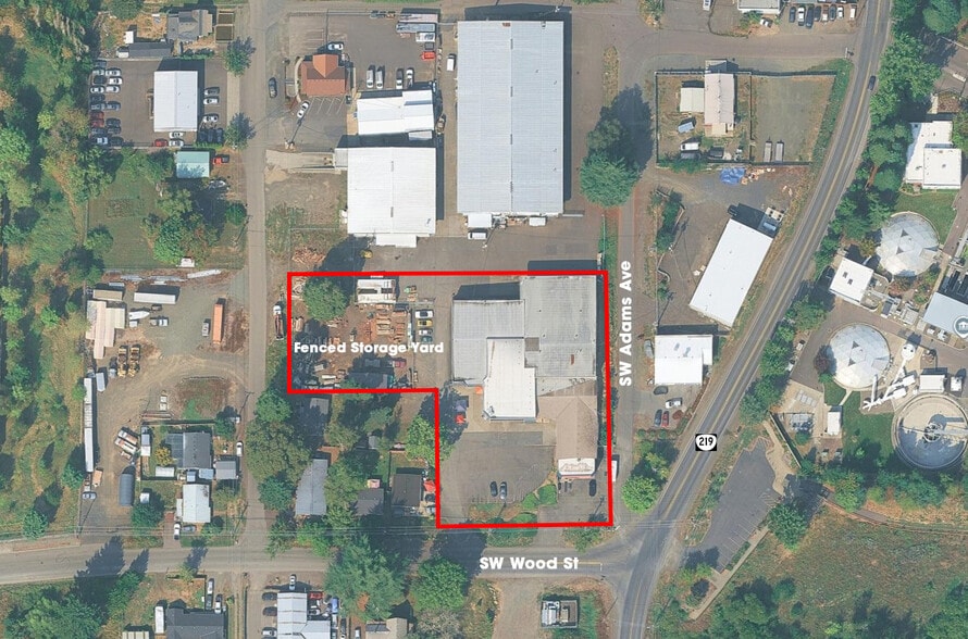 215 SW Wood St, Hillsboro, OR for sale - Aerial - Image 3 of 3