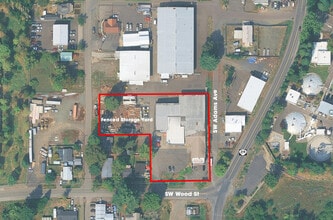 215 SW Wood St, Hillsboro, OR - Aerial map view