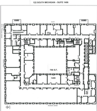 122 S Michigan Ave, Chicago, IL for lease Floor Plan- Image 1 of 1