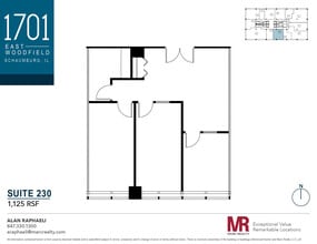 1701 E Woodfield Rd, Schaumburg, IL à louer Plan d’étage- Image 1 de 1