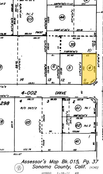 2111 Bluebell Dr, Santa Rosa, CA à louer - Plan cadastral - Image 2 de 16