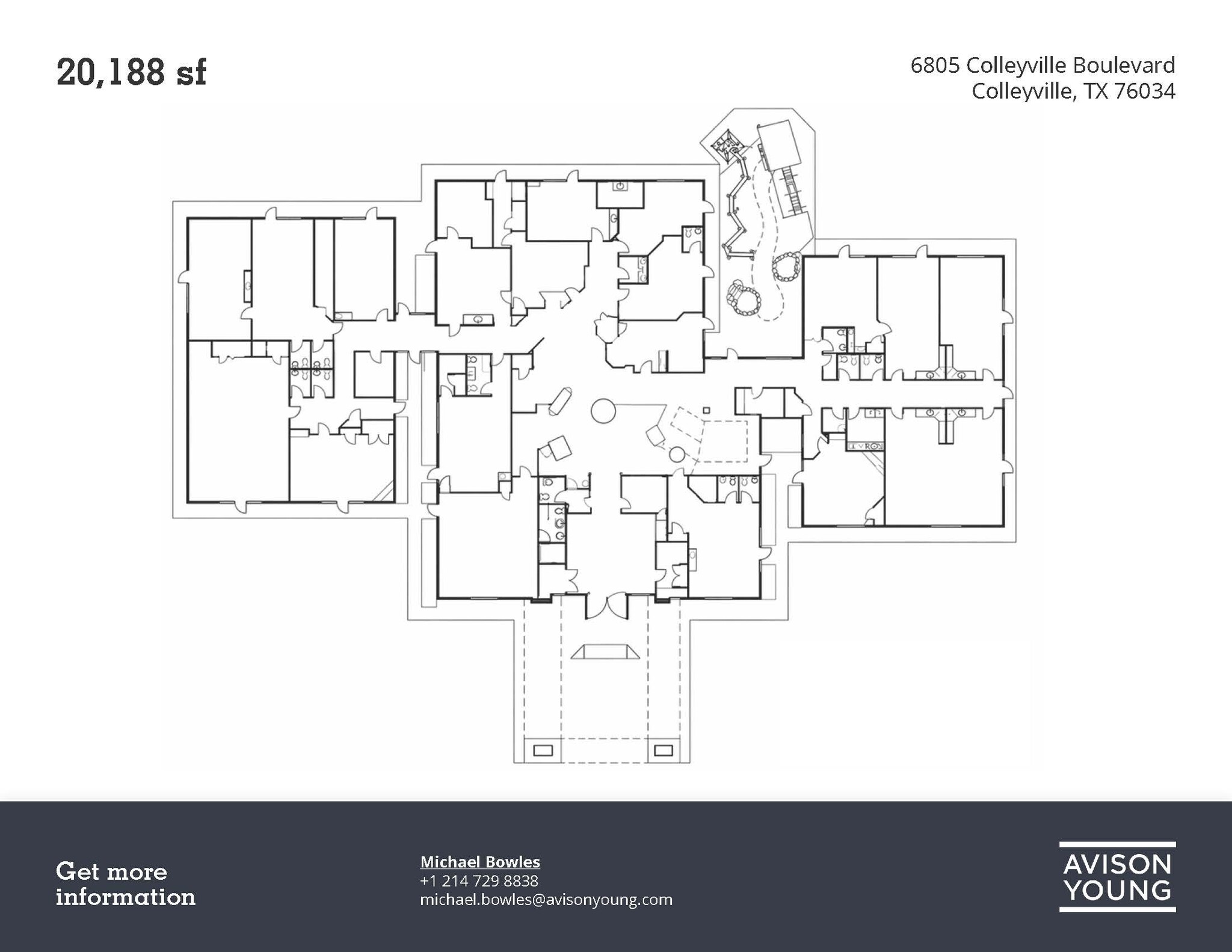 6805 Colleyville Blvd, Colleyville, TX for lease Floor Plan- Image 1 of 2