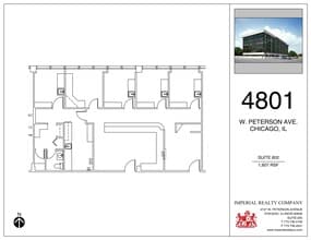 4801 W Peterson Ave, Chicago, IL for lease Site Plan- Image 2 of 2