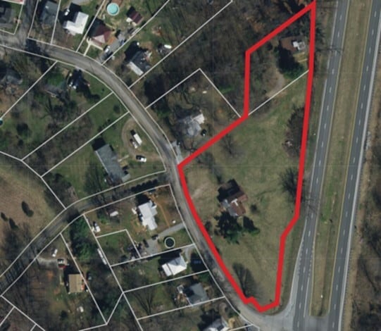 124 & 138 Cedar Gate Rd, Monroe, VA for sale - Aerial - Image 1 of 8