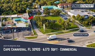 Plus de détails pour 6121 N Atlantic Ave, Cape Canaveral, FL - Bureau à vendre