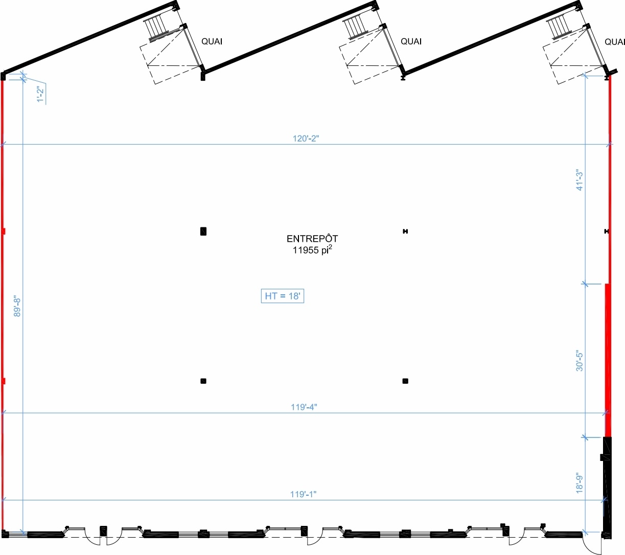 625-669 Av Godin, Québec, QC à louer Plan d’étage- Image 1 de 3