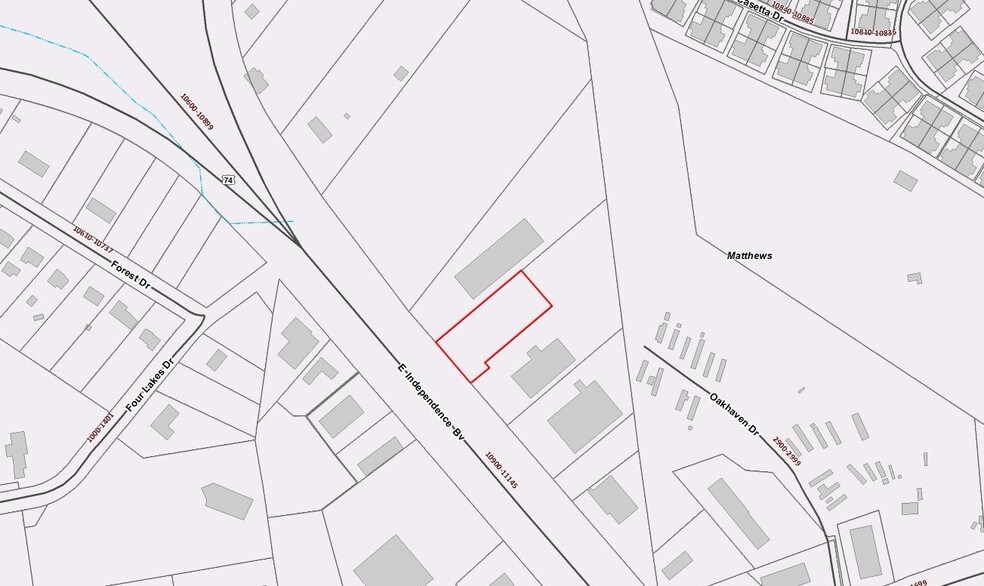11025 Independence Blvd, Matthews, NC for lease - Plat Map - Image 2 of 2