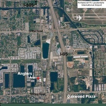 5555 Anglers Ave, Fort Lauderdale, FL - AÉRIEN Vue de la carte
