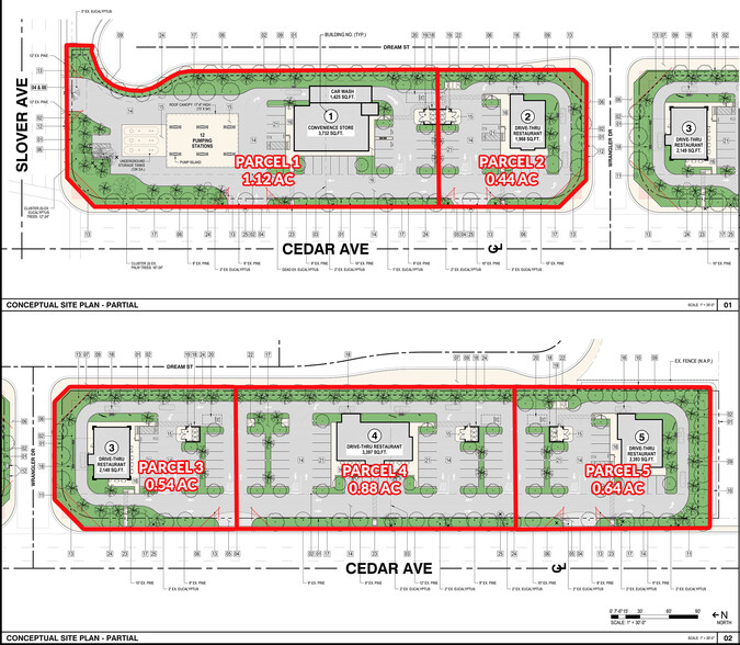 SEC of Slover Ave & Cedar Ave, Bloomington, CA à louer - Plan de site - Image 2 de 3