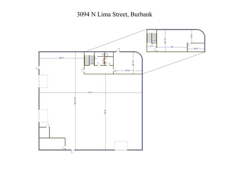 3094 N Lima St, Burbank, CA à louer - Plan de site - Image 1 de 1