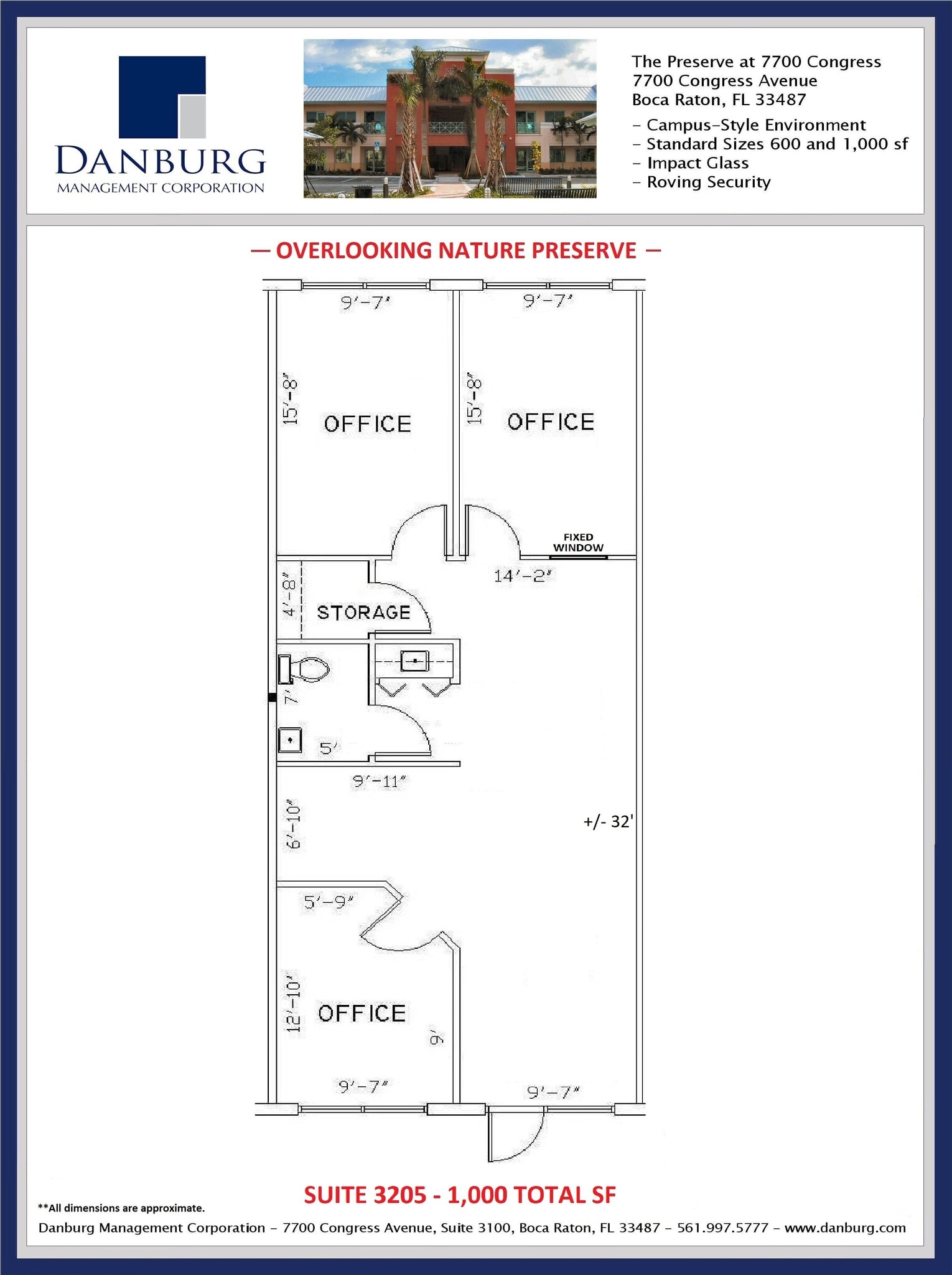 7700 Congress Ave, Boca Raton, FL for lease Floor Plan- Image 1 of 1
