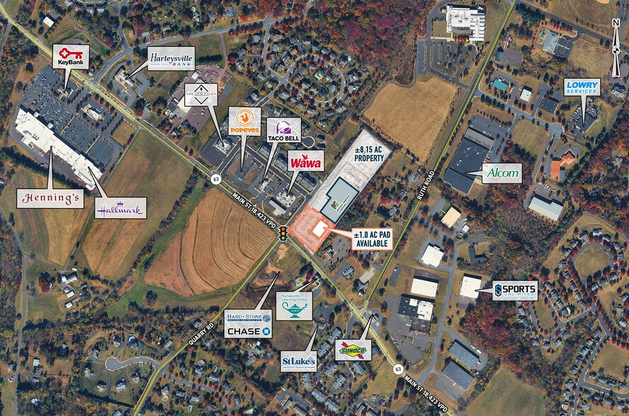 189 Main St, Lower Salford, PA for lease - Aerial - Image 2 of 3
