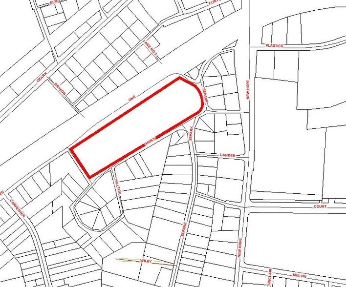 1910 Hunt Ave, Gastonia, NC à vendre - Plan cadastral - Image 2 de 8