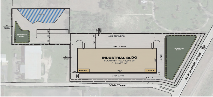 S Central Ave, University Park, IL à louer - Plan de site - Image 3 de 5