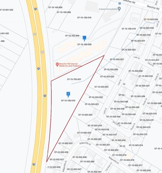1000-1028 Professional Dr, Flint, MI à vendre - Plan cadastral - Image 2 de 15