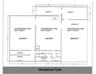 Plus de détails pour 159-163 Hempstead Tpke, West Hempstead, NY - Vente au détail à vendre