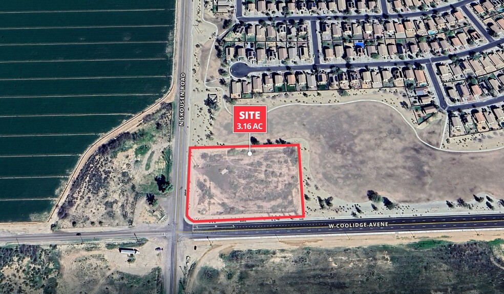 NEC Skousen Road & Coolidge Avenue, Coolidge, AZ for sale - Building Photo - Image 1 of 1