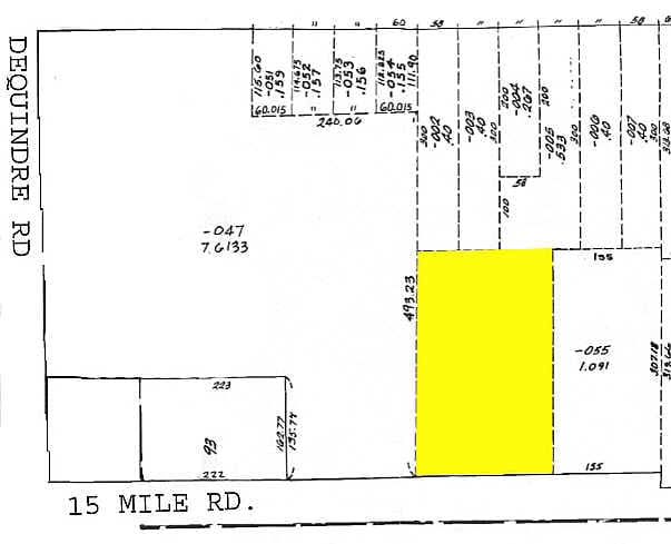 2167 15 Mile Rd, Sterling Heights, MI à louer - Plan cadastral - Image 2 de 10
