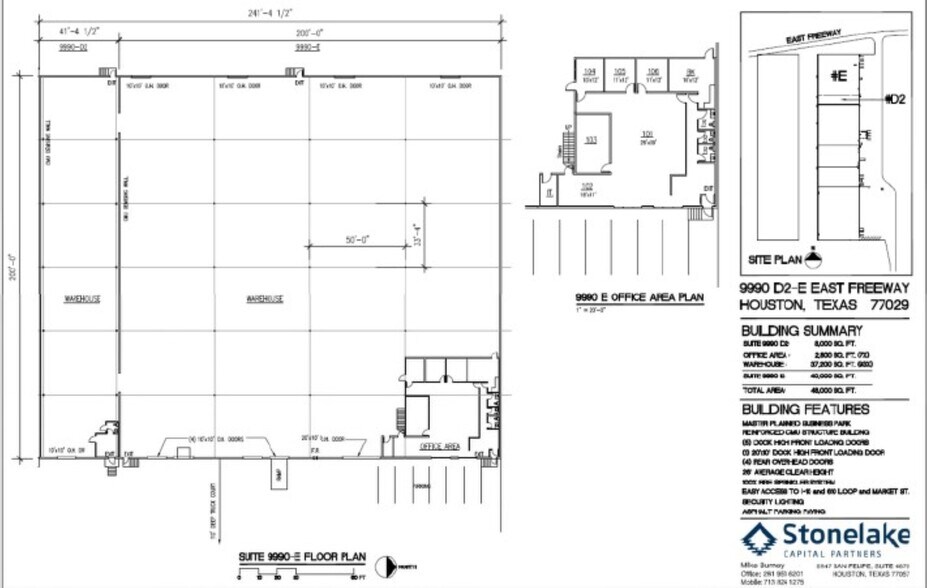 9990 E I-10 Fwy, Houston, TX à louer - Plan d’étage - Image 2 de 13