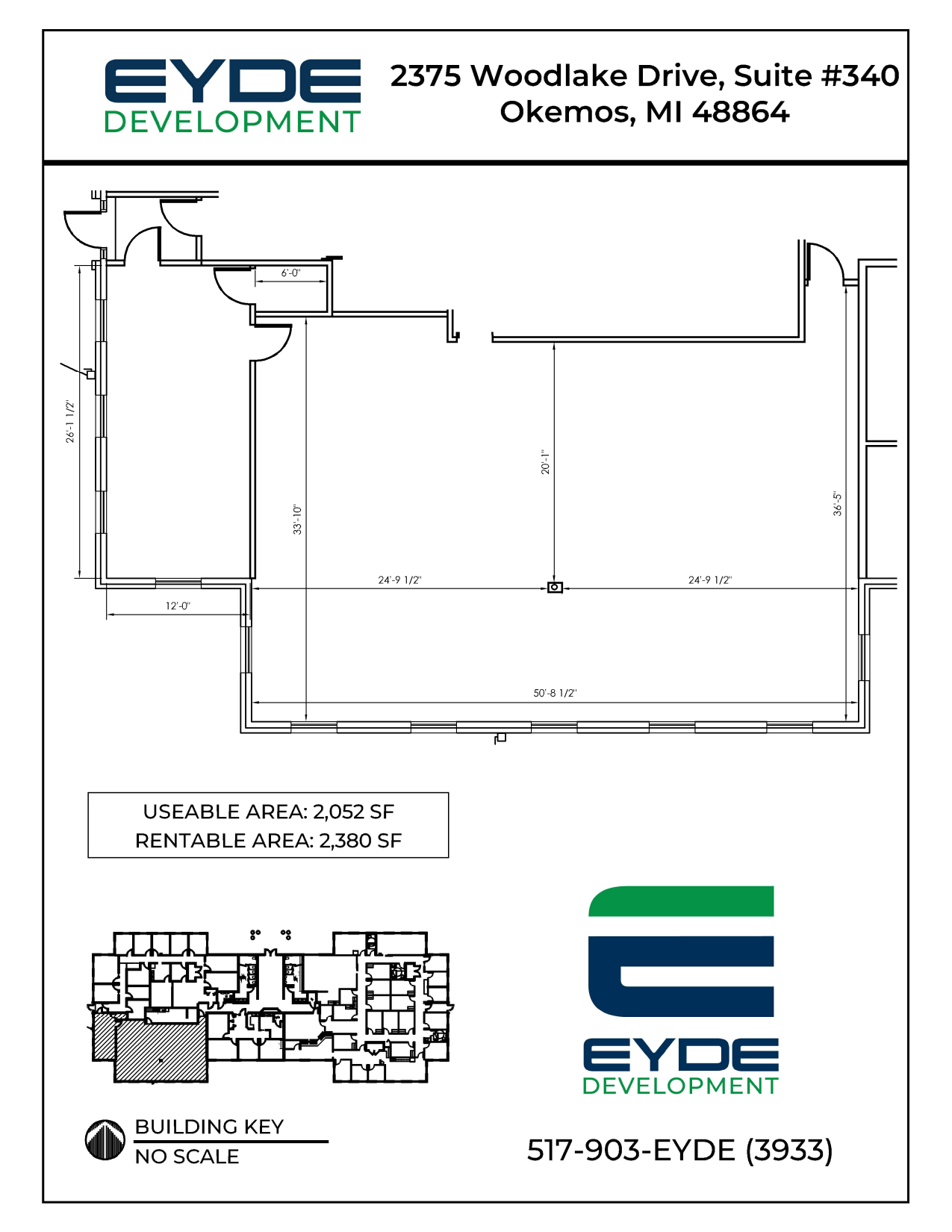 2375 Woodlake Dr, Okemos, MI à louer Plan de site- Image 1 de 1