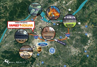 3277 Taylor Blvd, Louisville, KY - AERIAL  map view