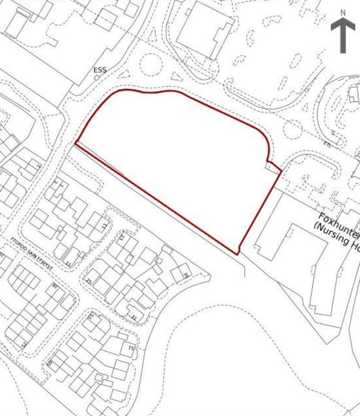 Iberis Rd, Llanfoist for sale - Site Plan - Image 2 of 2