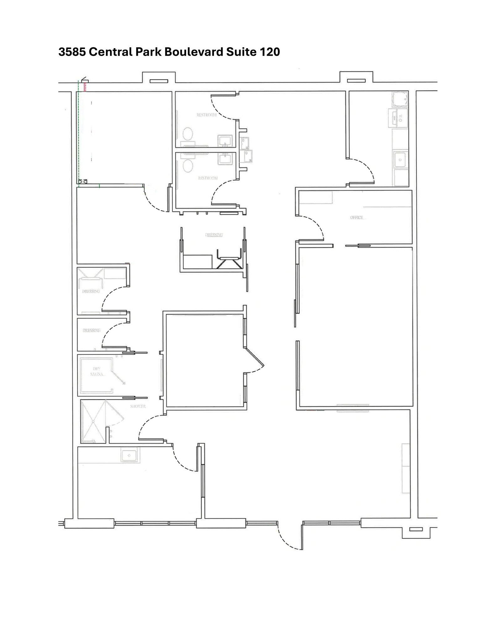 3585 Central Park Blvd, Denver, CO à louer Plan de site- Image 1 de 12