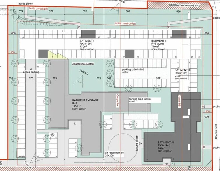 Office in Oberhausbergen for sale - Site Plan - Image 2 of 2