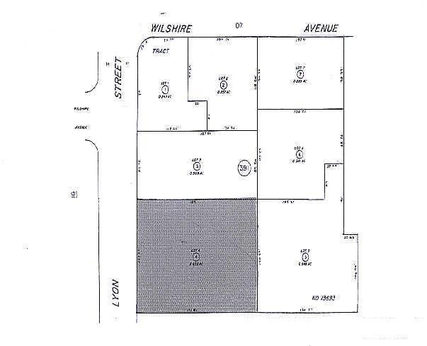 1361 S Lyon St, Santa Ana, CA for lease - Plat Map - Image 2 of 2