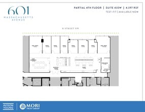 601 Massachusetts Ave NW, Washington, DC à louer Plan de site- Image 2 de 2
