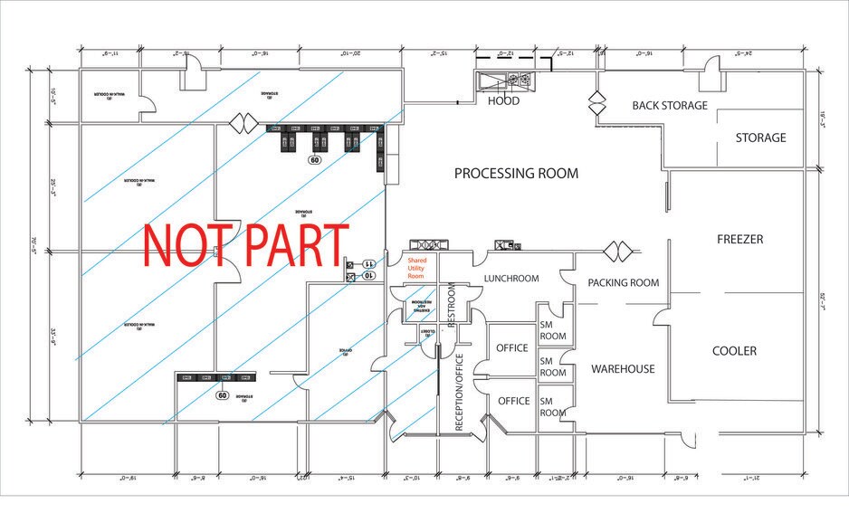 2534-2538 E 53rd St, Huntington Park, CA à louer - Plan d’étage - Image 1 de 1