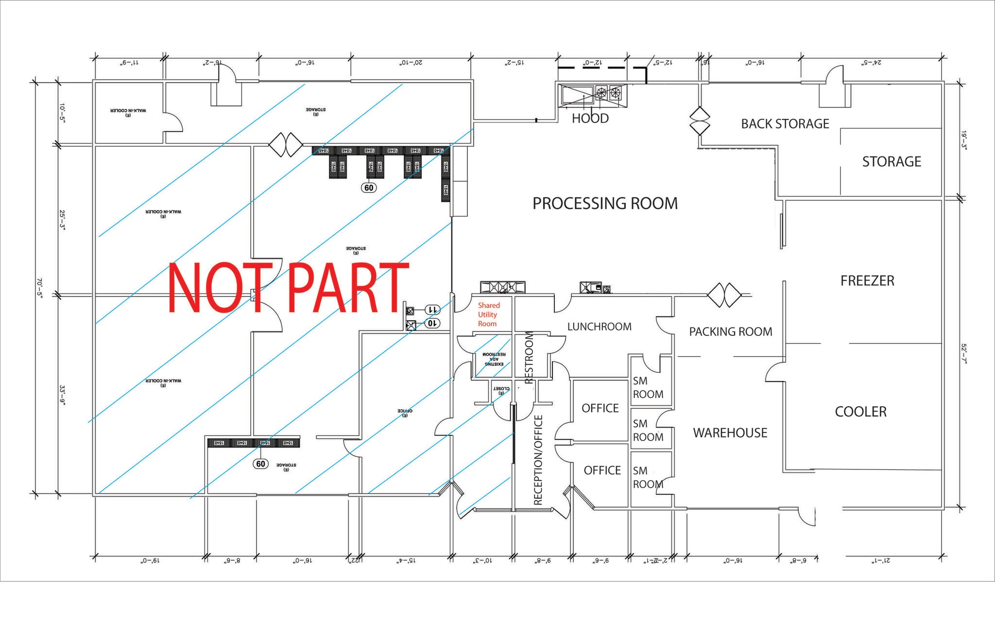 2534-2538 E 53rd St, Huntington Park, CA for lease Floor Plan- Image 1 of 2