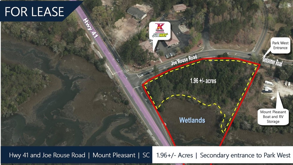 0 Joe Rouse Rd, Mount Pleasant, SC for lease - Primary Photo - Image 1 of 3