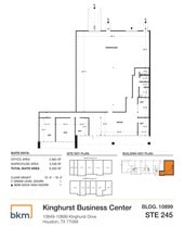 10849 Kinghurst Dr, Houston, TX à louer Plan de site- Image 1 de 1