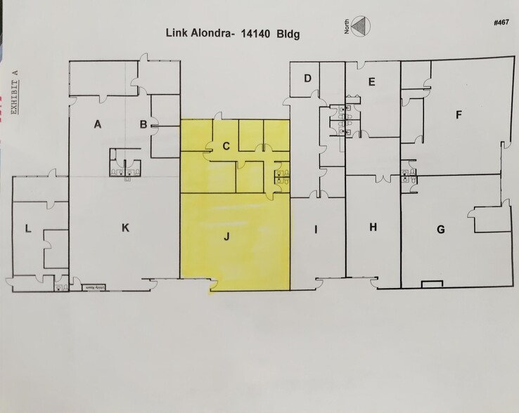 14140 Alondra Blvd, Santa Fe Springs, CA à louer - Plan d’étage - Image 3 de 3