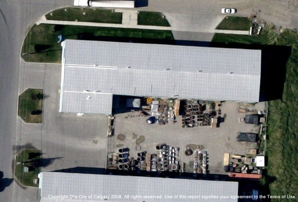 7712 56th St SE, Calgary, AB for lease - Aerial - Image 2 of 5