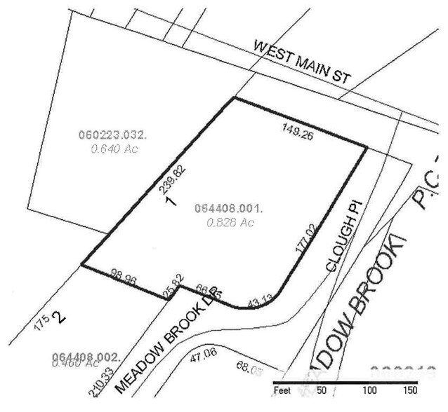 497-503 W Main St, Batavia, OH à louer - Plan cadastral - Image 3 de 6