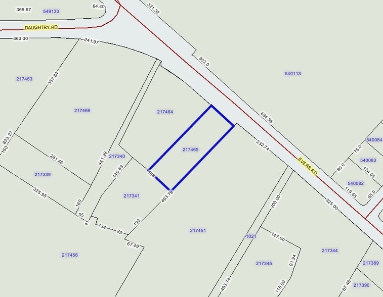 5238 Evers Rd, San Antonio, TX à vendre - Plan cadastral - Image 3 de 26
