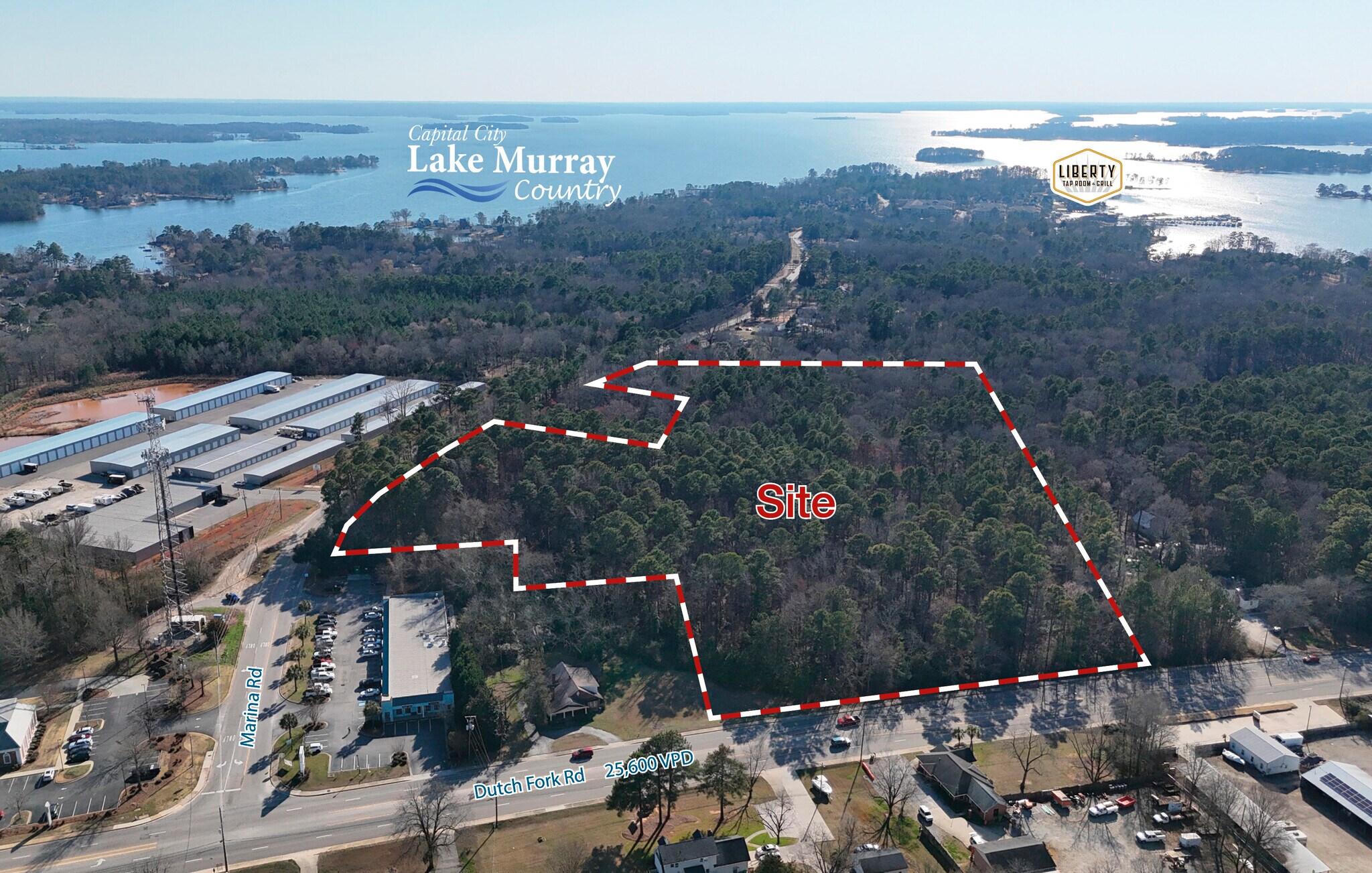 Dutch Fork Road, Irmo, SC for sale Aerial- Image 1 of 4