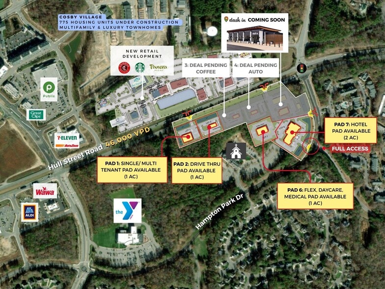 15500 Hampton Park Dr, Chesterfield, VA à louer - Aérien - Image 2 de 3