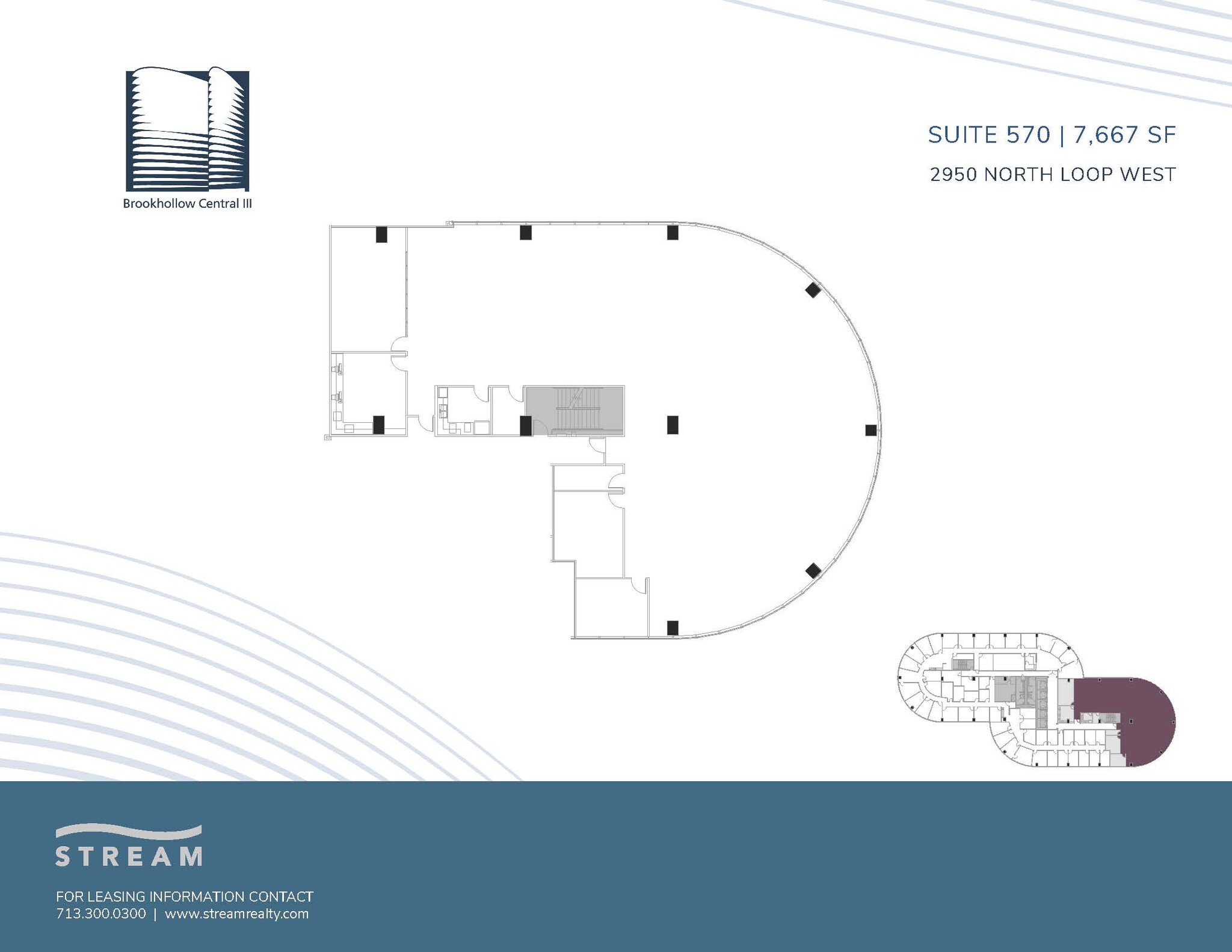 2950 N Loop Fwy W, Houston, TX à louer Plan d’étage- Image 1 de 1