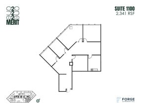 12221 Merit Dr, Dallas, TX à louer Plan d’étage- Image 1 de 1