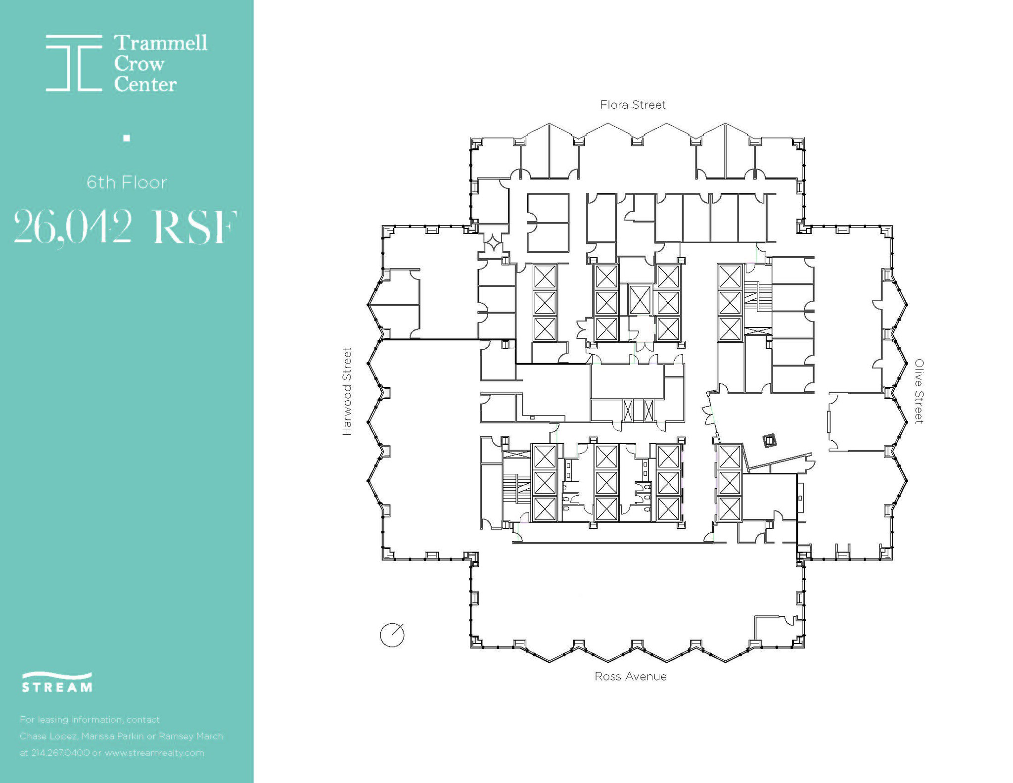 2001 Ross Ave, Dallas, TX à louer Plan d  tage- Image 1 de 1