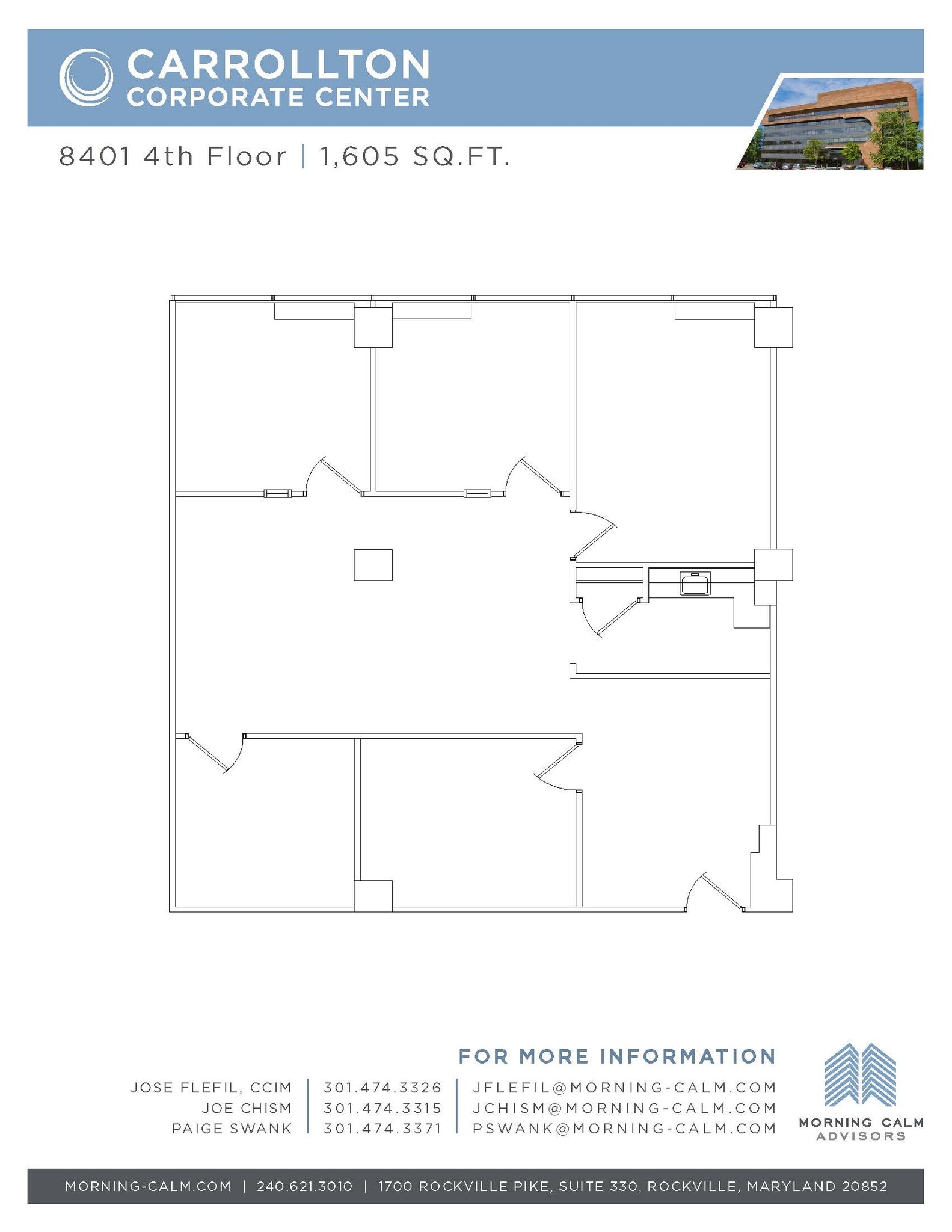 8401 Corporate Dr, Landover, MD for lease Floor Plan- Image 1 of 1