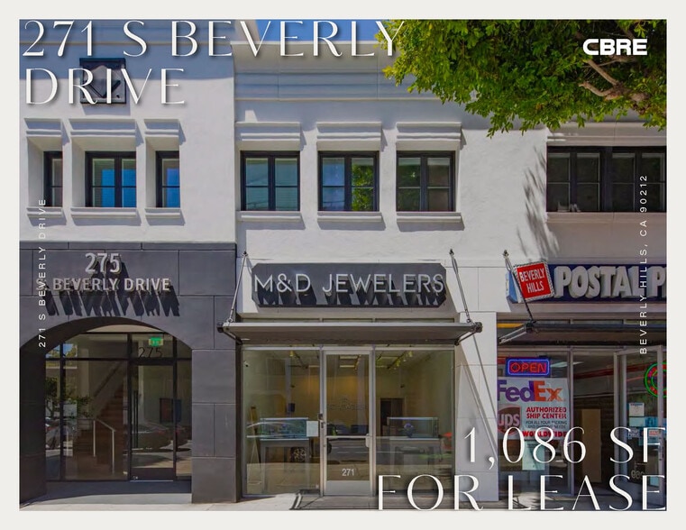 269-281 S Beverly Dr, Beverly Hills, CA for lease - Building Photo - Image 1 of 19