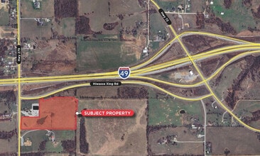 AR 279 Hwy, Gravette, AR - AERIAL map view - Image1