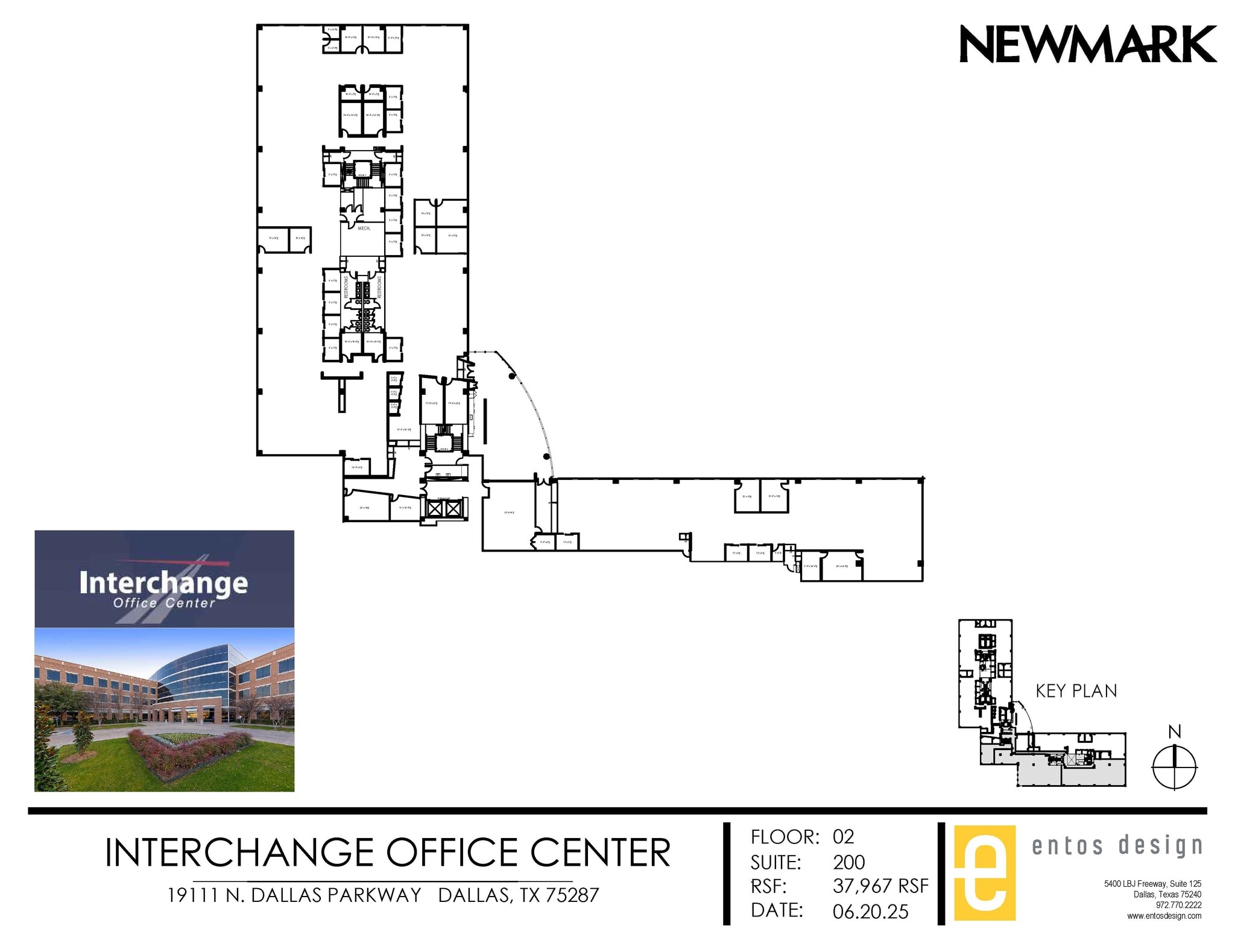 19111 N Dallas Pky, Dallas, TX à louer Plan d’étage- Image 1 de 3