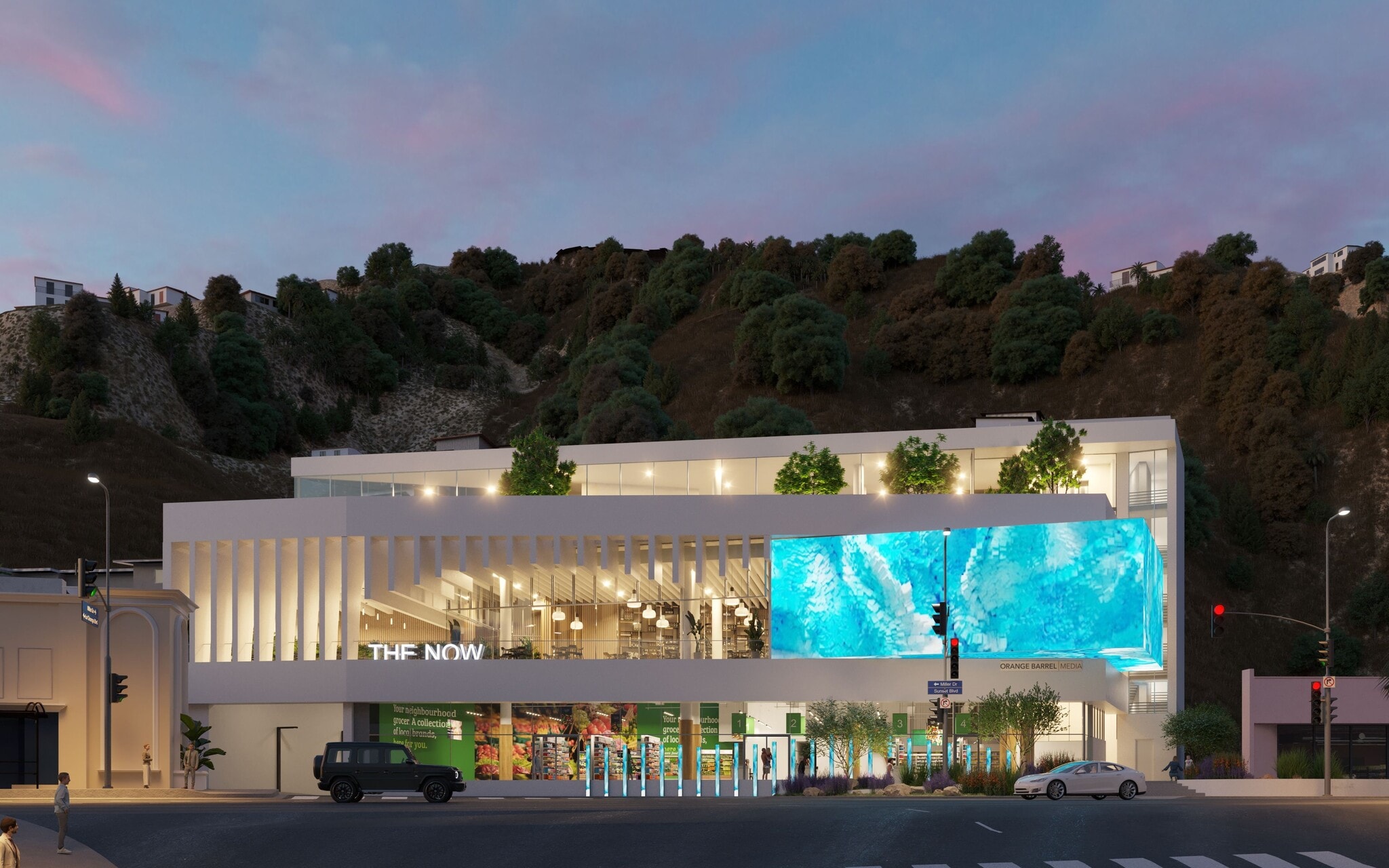 8497 W Sunset Blvd, Los Angeles, CA à louer Photo du bâtiment- Image 1 de 5