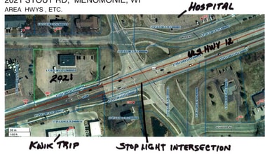 2021 Stout Rd, Menomonie, WI - AERIAL  map view