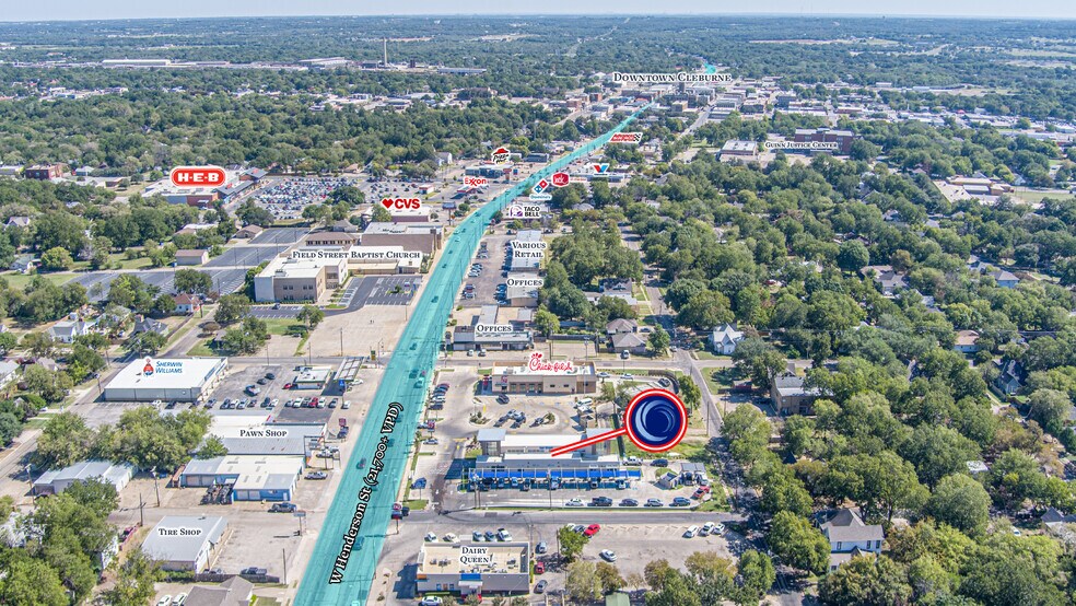 809 W Henderson St, Cleburne, TX à vendre - Photo du bâtiment - Image 2 de 9